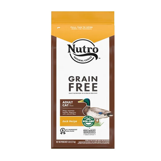 Nutro cat food for kittens, naturally imported indoor chicken, adult cat fattening fish, American wilderness 5/14 pounds, adult cat grain-free duck meat 5 pounds, 0lb anti-counterfeiting