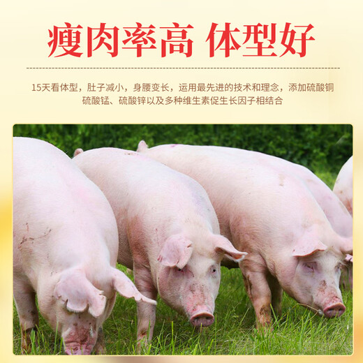 Ouyataigao 8% compound premixed feed for growing pigs, medium and large pig trace elements, pig feed premix 20Kg/bag 2 bags 8% compound premixed feed for growing pigs