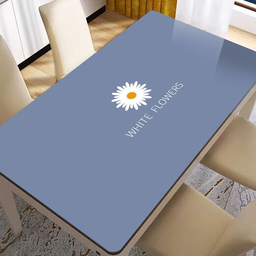 Bo Ling Lu light luxury high-end table mat tablecloth rectangular waterproof and oil-proof thickened anti-scalding heat insulation wipeable washable coffee table table mat rose 40*60cm
