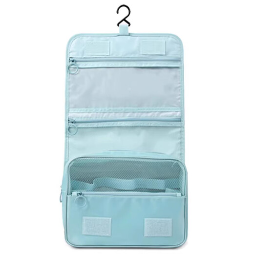 JCZS German brand makeup bag for women portable large capacity storage bag new folding travel skin care products toiletries box beige-dry and wet separation