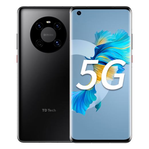 Huawei Smart Selection Series M40 TD Tech 5G Mobile Phone Full Netcom Flagship Performance NFC Fast Charging 8GB+256GB Bright Black