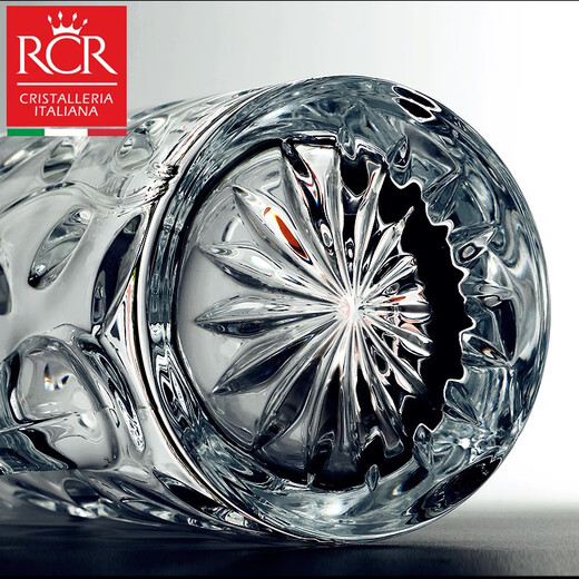 RCR Nordic style light luxury glass modern simple high-looking juice cup home hospitality drinking cup kettle set leaf pattern 1.2L single pot white