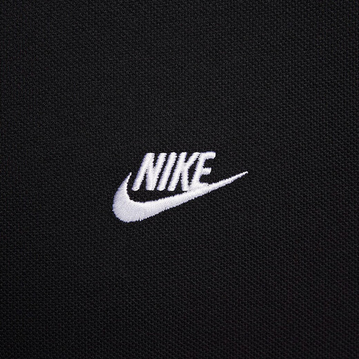 Nike Nike Polo-Shirt 2025 Sommer New Herren Casual Atmable Nocken-Sport-T-Shirt Revers FN3894_010 Grauschwarz (Europäischer Code, es wird empfohlen, eine geringe Größe zu erreichen) s