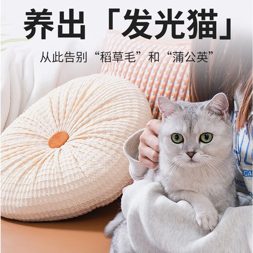 Gaoye's Cat Food Probiotic Fish Flavor Cat Food Grain-Free Full Price Added Freeze-Dried Raw Bone and Meat Cat Food for Adults and Kittens Fish Probiotic Cat Food Trial 50g