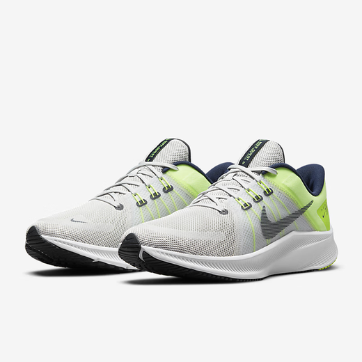耐克（NIKE）官方男鞋2025春季新款运动鞋Revolution 7透气跑步鞋休闲鞋子跑鞋 灰色荧光黄DA1105-003探索者4代 43