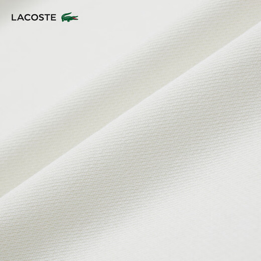 Lacoste Crocodile français Vêtements pour hommes en vrac coton rond Pullover Sports Sweater Sh3878 70V / Beige White L 5