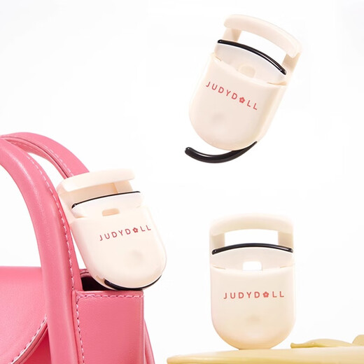 Orange Natural Curling Eyelash Curler Long-lasting Styling Portable Beginner Gift for Girlfriend 1 Mini Eyelash Curler