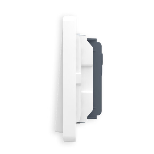 ABB switch socket panel 86 type with fluorescent three-open single control switch Yuanzhi series white AO103