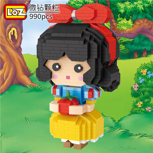 LOZ微钻小颗粒积木送女友礼物微型钻石可爱卡通女孩拼插玩具摆件 9795百变小樱