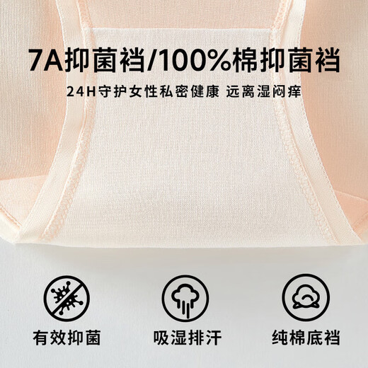 Langsha underwear for women ice silk summer modal women's markless underwear 7A antibacterial cotton bottom crotch belly underwear mid waist comfortable