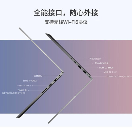 ThinkPad Lenovo ThinkBook 16 13th generation i5 high-performance standard pressure 16-inch ultra-thin business office college student designer game notebook i5-13500H 32G 1TB solid state upgrade IPS high color gamut WiFi6