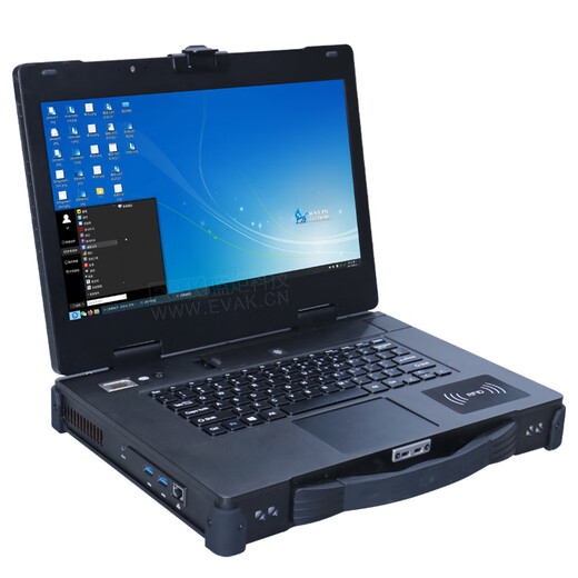 蓝炬科技（EVAK）15.6英寸便携式国产飞腾D2000双屏加固笔记本电脑内置数据采集模块现场电子物证取证一体机勘查箱 集成人像采集、物证采集、指纹采集、身份证采集等功能