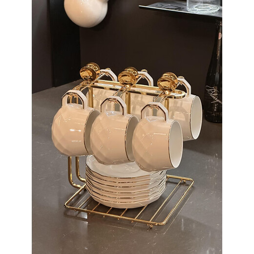 
Chuangjingyi chooses high-quality light luxury teapot Qipai high-value afternoon tea set style exquisite glass fruit flower candle plus high-value tea set 9-piece set [691] gift box set