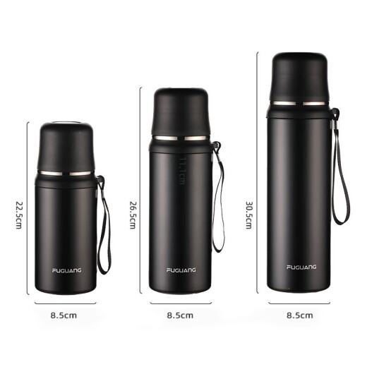 Fuguang large-capacity thermos cup 316 stainless steel double drink student male and female car portable outdoor travel water cup