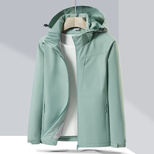 
Woodpecker (TUCANO) plus velvet integrated jacket for women, single-layer outdoor autumn and winter mountaineering jacket jacket warm soft shell windbreaker 9930S kiln powder-women [solid color] XL