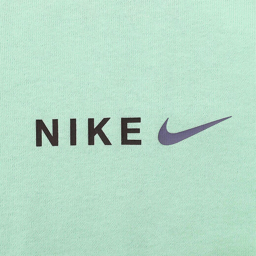 Nike kurzärmeligte T-Shirt Herren Sommer New Sportswear Modetrend gedruckt runden Hals halbärmeliges Hemd Casual Top HF6172-376/Green Cotton M.