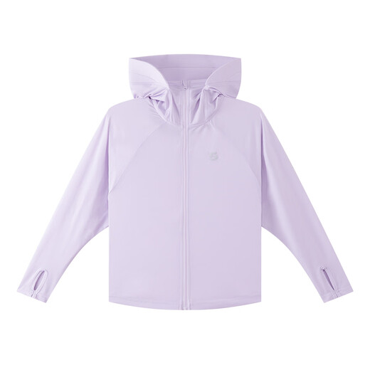 Zuoxi Children's Sun Protection Clothing Girls Summer 2025 New Ice Silk Girls Cooling UV Protection Jacket Purple 110