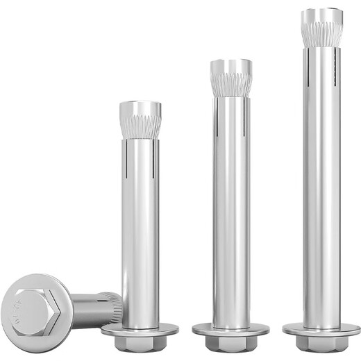 Tianzhuo Hardware 304/201 stainless steel built-in expansion screw external hexagonal internal expansion bolt implosion M6M8M10M12mm 304 national standard 8*60 2 pieces
