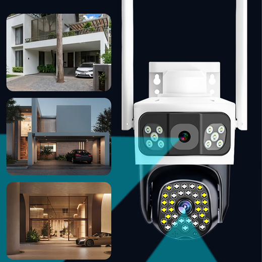 Flying Camera 360-Grad-Panoramablick ohne tote Winkel und Stimme ohne Netzwerk Wireless WiFi Smart High Definition Home Phone Remote Outdoor 4G Monitor Photography Store Zucht [WiFi Extreme Clear] Ausschalten der Akkulaufzeit + Verbindung mit Breitband + Upgrade zum Ultra Wide Angle