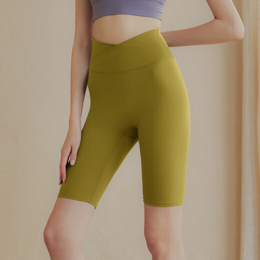 LULUUVTTOH high-waist butt-lifting yoga shorts for women, elastic tight-fitting pants, Pilates sports running fitness cycling pants for women, black 2XL (recommended 140-160 Jin Jin equals 0.5 kg)