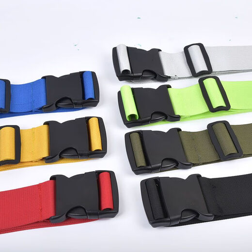 Yingni-Koffer-Gurte Ein-Line-Style-Bündelung explosionssicherer Ten-Tie-Stabes neues Passwort verdickte und befestigte graue Kreuzgürtel (mit Sperre) 5 cm*210 cm