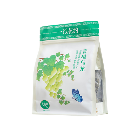 Ein Stück Papierblume handelt von Qingti Oolong Tee Obst Kamelien Früchte Kaltes Teeblatt Independent Dreieck Teebeutel kann kalt gebraut