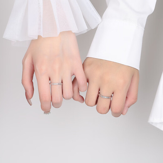 EothPT950 platinum candy couple ring for girls, a pair of rings, platinum live mouth, Valentine's Day birthday gift for girlfriend, a pair of PT950 platinum couple ring + certificate