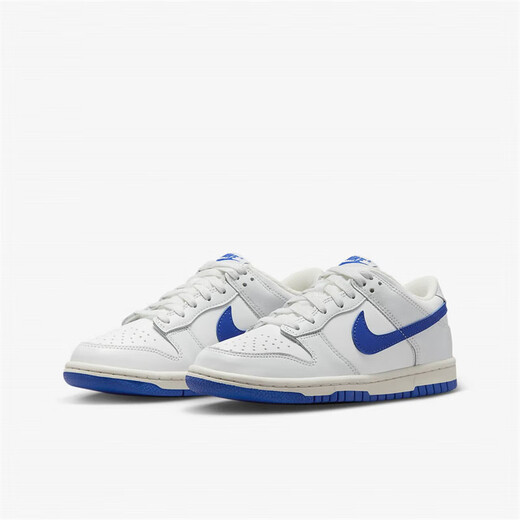 Nike Dunk Low White and Blue Wear-resistant Breathable Low Top Sports and Casual Shoes DH9765-105 37.5