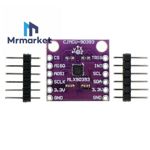 MCU-90393MLX90393 digital three-dimensional Hall sensor displacement angle rotation 3D position