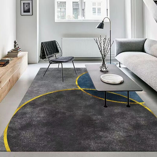 Xuxian light luxury living room carpet floor mat coffee table mat bedroom living room carpet home entrance anti-slip mat large area carpet light luxury-01 100*200 cm