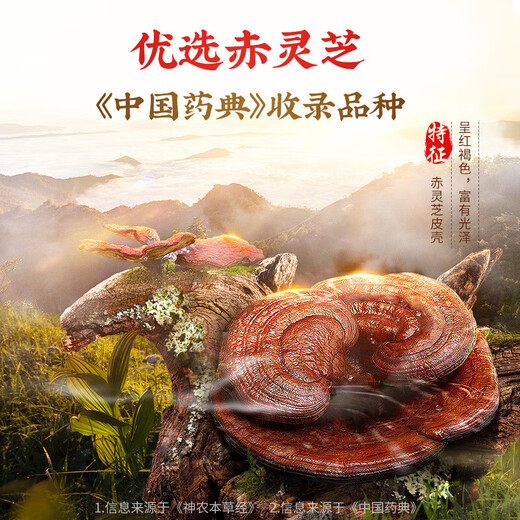 Beijing Tongrentang Break Wall Ganoderma Lucidum Spore Powder Regalo Box Ganoderma Lucidum Spore Polvo Mejimiento de la inmunidad Caja de regalo de regalos de 4 piezas [Familia Zhenli]