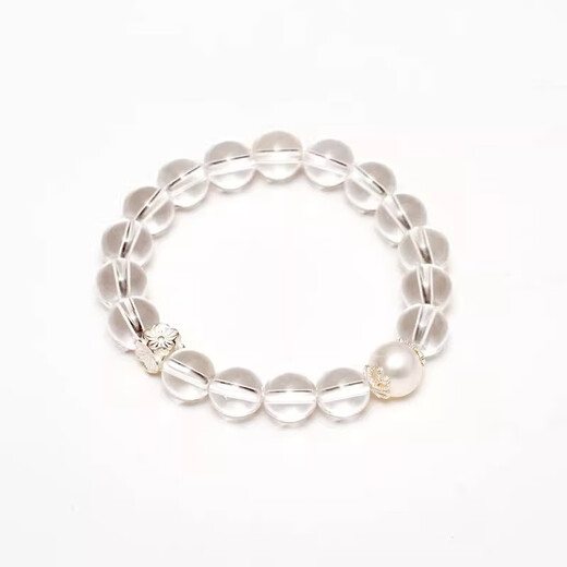 BOSFRU high-end pure white crystal bracelet Chinese style jewelry original design custom gift small fresh simple style bracelet suitable for clean hands 15cm