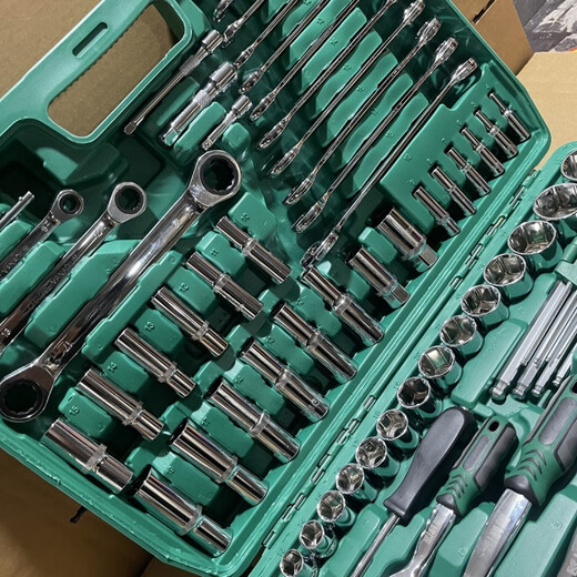 Yonghuan 150-piece auto repair tool set, socket wrench combination tool repair tool, car repair, car maintenance, 216-piece set, 72 teeth, auto repair grade, replace worn out with new ones