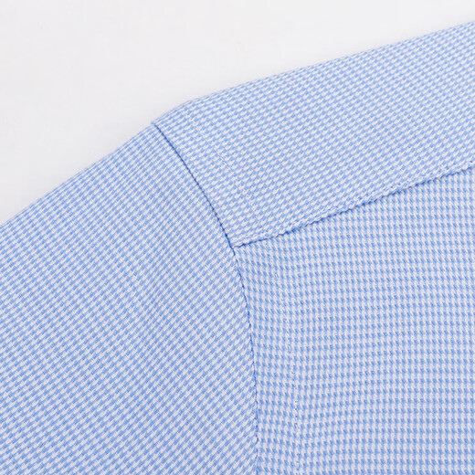 杉杉（FIRS）【羊毛内胆】保暖衬衫男纯棉免烫商务加厚衬衣 蓝千鸟格保暖 41