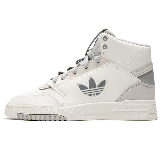 Adidas (adidas) Clover Women's Shoes New Summer High-top Fashionable versatile Shoes and Abrasion-resistant Breathable Board Shoes Sports and Casual Shoes IF2694 Hanyu White/Gray 38.5