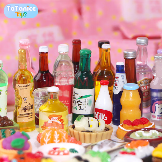 Miniature food and toy blind bags, blind boxes, cartoon toys, small ornaments, models, small gifts, fruits, children's toys, birthday gifts, animal blind bags, 20 pieces (random)