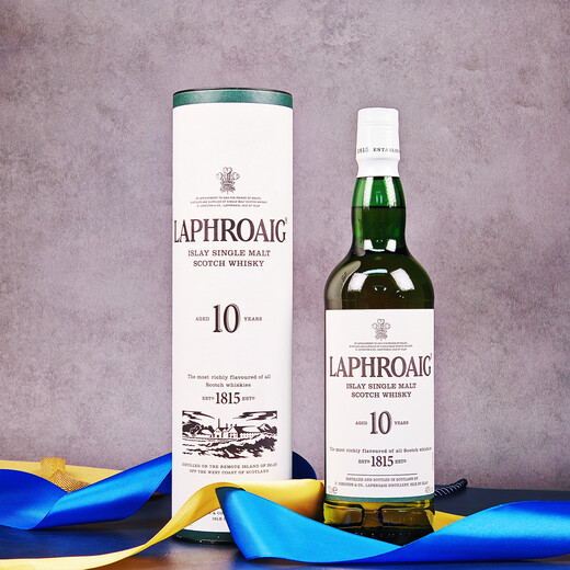拉弗格（Laphroaig）10年 700ML/瓶 新旧版本混发 苏格兰单一麦芽威士忌进口洋酒