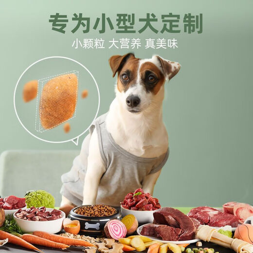 DIYOUKE Dog Food Dile Small Dog Food Corgi Bichon Teddy Adult Puppy Dog Food Beautiful Hair High Calcium High Protein 3Jin Jin is equal to 0.5 kg Small Dog Adult Dog Food (High Calcium High Protein)