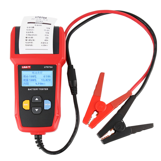 
UT673A/UT675A Battery Tester 12V/24V Automobile Battery Tester Charging Test UT675A (Print Model)