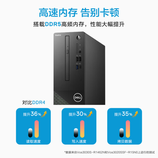 Dell (Dell) National Subsidy Achievement 3030s Desktop Computer (12ª Generación I3-12100 8G DDR5 512G) 23.8 Protección de oculares Máquina de aprendizaje de la oficina grande Diseño y programación de máquinas gráficas