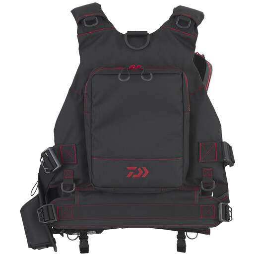 DAIWA 24 new DF-6224 buoyancy life vest large capacity sea fishing life vest vest bright black one size