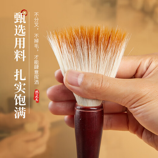 Liupintang Langhao Dou Brush Grabbing Brush Extra Large Writing Couplet Blessing Spring Couplet Big Character Bufang Tidou Couplet Professional Calligraphy Creation Large Brush Ruyi Wolf Hao Brush Single Pack