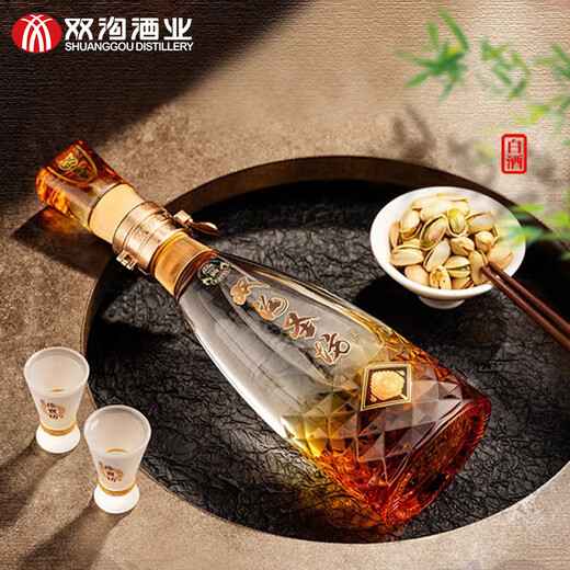 Shuanggou Zhenbaofang Shengfang (1000+50) мл. Ликер с сильным вкусом, подарок на Праздник середины осени, 42 градуса, 1050 мл, 2 бутылки Shengfang.