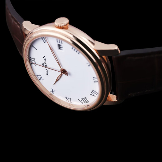 [Second 95 NUEVO] Blancpain Classic Series 6630 Relojes mecánicos automáticos Diámetro de reloj de 18 km de oro plegable de oro de 18 k