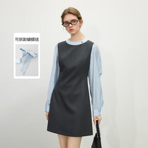 Fan Silanen Corea Corea Vestido de empalme de dos piezas para mujeres 2025 Ropa de primavera NUEVA QIANJIN SALDE ESTILE ESTADO