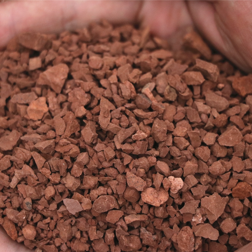 Sichuan natural weathered soil gold marble orchid succulent rooting nutritious soil acidic soil weathered fossil laterite particles weathered stone 9.5 Jin Jin equal to 0.5 kg (1-3 mm) fine sieve