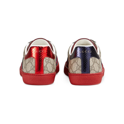Zapatos para hombres de Gucci, logotipo retro de moda zapatillas y zapatillas casuales impresas, Color Ebony 429445 96G50 9767 41.5 7.5/41.5
