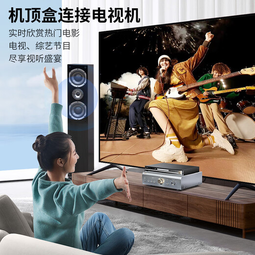 Akihabara (CHOSEAL) AV-Audio- und Video-Verbindungskabel, drei Paare von drei Lotuskopfkabeln, rotes, weißes und gelbes AV-Adapterkabel, rotes, weißes und gelbes TV-Set-Top-Box-Kabel 1,5 Meter QS0101T1D5