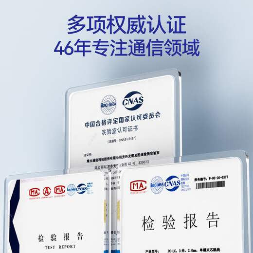 FiberHome 烽火光纤跳线电信级单模双芯收发器跳纤单芯熔接尾纤转换器 单模双芯-SC-LC 10m