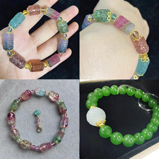 Yuman 18k gold torus separator old gold spacer handmade DIY bracelet string beads jewelry accessories No. 5 six-pointed star with great value 6mm four gold